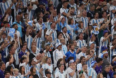 La hinchada argentina y su gran noche en Lusail: a semifinales y celebración por todo lo alto