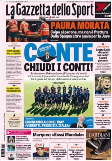 Portadas de la prensa deportiva