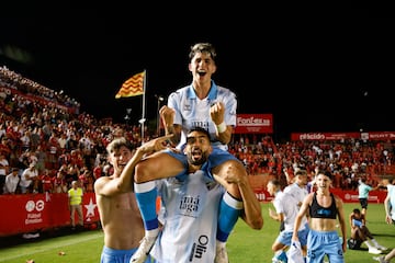 Cordero, el héroe del ascenso del Málaga a Segunda.