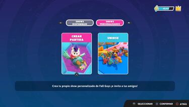 Cómo crear una partida privada en Fall Guys