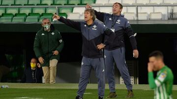 Pellegrini, en un partido.