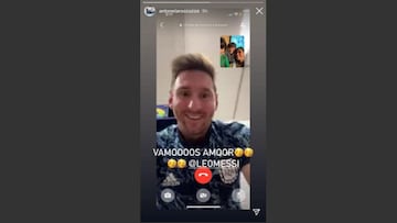 La tierna foto que compartió Anto Roccuzzo para Messi tras el triunfo de Argentina