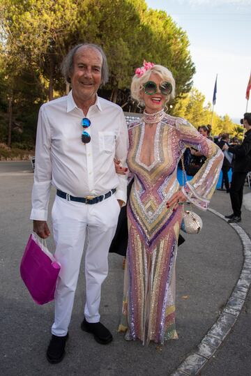 Gunilla Von BIsmark y Luis Ortiz durante la Gala de premios Starlite.