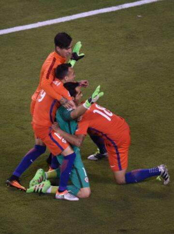 Así festejó la Roja su título Centenario