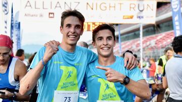 &Aacute;lex y Marc M&aacute;rquez dejaron las motos y corrieron en la Allianz Night Run de Montmel&oacute;.