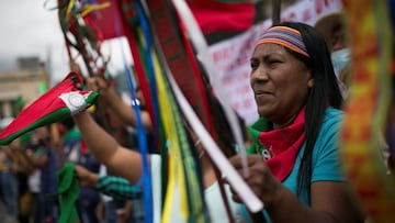 Minga indígena: los motivos por los que su paso por Bogotá fue resaltado como impecable