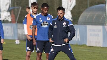 Entrenamiento Deportivo de La Coru&ntilde;a. Rub&eacute;n de la Barrera,  Beauveu