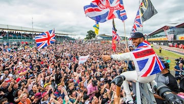 Lewis Hamilton en el Gran Premio de Gran Bretaña 2017