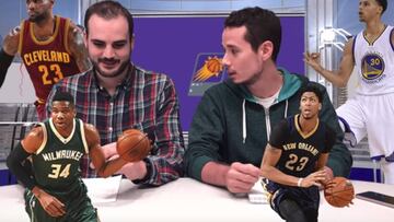 Manuel de la Torre y Sergio Andrés durante el draft.