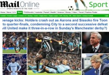 Portadas de la prensa extranjera