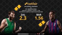 Zalgiris Kaunas vs. FC Barcelona: horario, dónde ver, pronósticos, estadísticas y clasificación