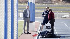 27/02/19 ENTRENAMIENTO DEL MALAGA 
  CAMINERO, JOSEMI Y BEN BAREK