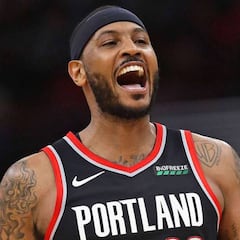 Carmelo despierta y los Blazers con él: 25+8 y victoria balsámica