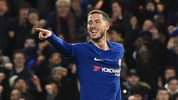 Hazard celebra un gol del Chelsea.