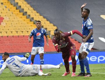 Con un doblete de Juan Fernando Caicedo, el equipo de Ibagué le dio la vuelta al marcador para el 2-1 final. Consiguió su tercera estrella del fútbol colombiano.