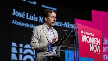 José Luis Martínez-Almeida, durante la conferencia de WomenNOW celebrada en Madrid.