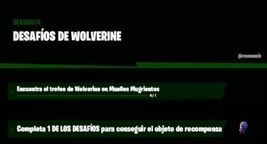 Fortnite Temporada 4: desafíos filtrados Semana 3 y Wolverine
