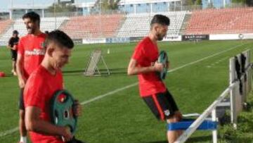 Entrenamiento del Atl&eacute;tico de Madrid