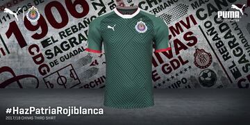 Chivas presenta nueva playera verde para el Apertura 2017