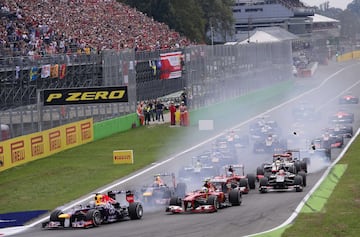 Circuito de Monza en Italia.