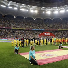 Rumanía-España en imágenes