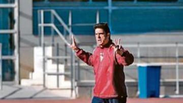 <b>CON CONFIANZA. </b>Gonzalo Arconada, en el día de ayer.