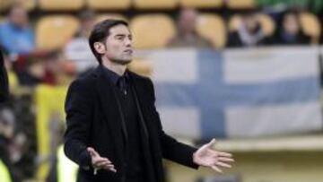 El entrenador del Villarreal, Marcelino.