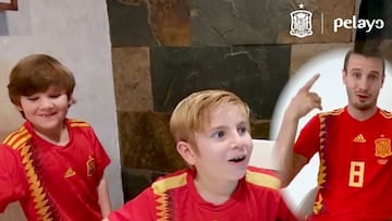 La felicitación sorpresa de la Selección a los niños por su cumpleaños en confinamiento