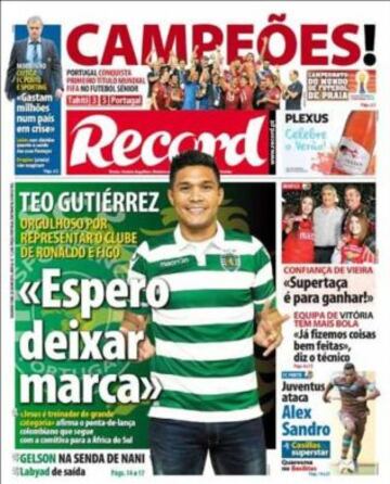 Portadas de la prensa deportiva