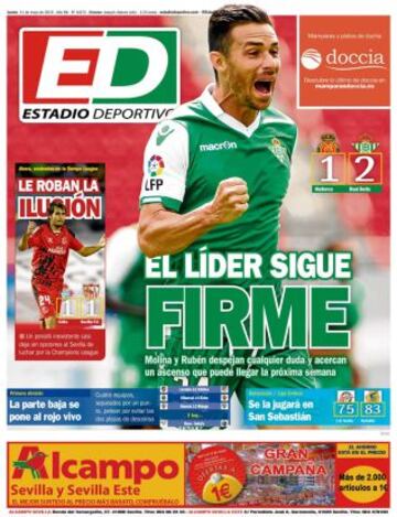 Portadas de la prensa deportiva