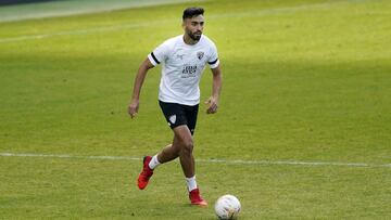 Juande, durante un entrenamiento.
 
 