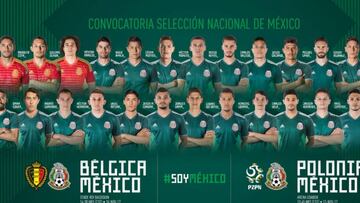 Osorio da convocatoria para partidos de México en Europa