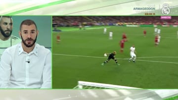 La curiosa explicación de Benzema de su gol a Karius: "No es tan fácil como creen"