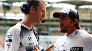 Mark Temple y Fernando Alonso.