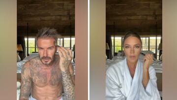 David Beckham arrasa en Instagram con un tutorial de maquille imitando a Victoria que lleva 3M de visitas