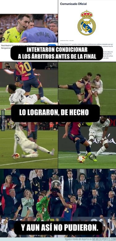 Los mejores memes de la final de la Copa del Rey