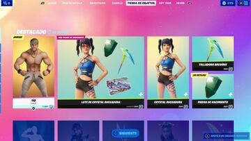 El skin Tío se encuentra en la sección "Destacado" de la tienda