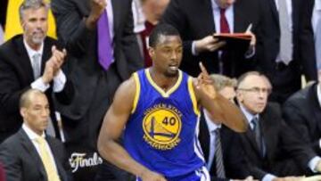 Harrison Barnes, durante las Finales de la NBA 2015.