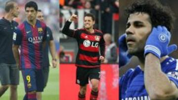 Chicharito ha sido más efectivo de cara al arco que Luis Suárez y Diego Costa en la actual edición de la Liga de Campeones de Europa.