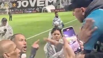 ¡Se acabó la paciencia! Neymar se encara con aficionado de Santos
