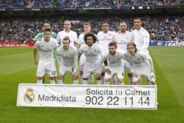 James Rodríguez juega su octavo partido como inicialista de la temporada con Real Madrid. 