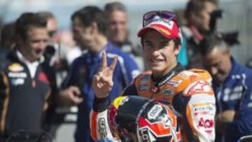 Marc M&aacute;rquez, siempre de buen talante...