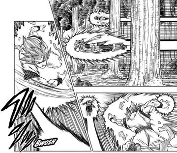 Fragmento del capítulo 73 de Dragon Ball Super