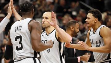 Los Spurs resurgen con Ginóbili: 13-0 y triunfo ante los Mavs