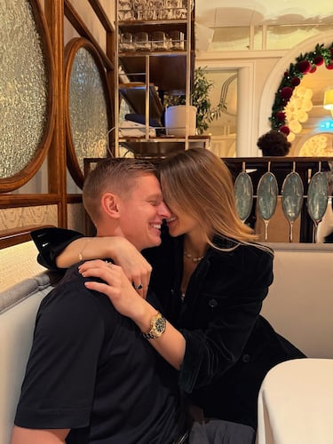 "Feliz día de San Valentín".