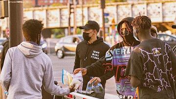 Moise Kean dona alimentos al norte de París