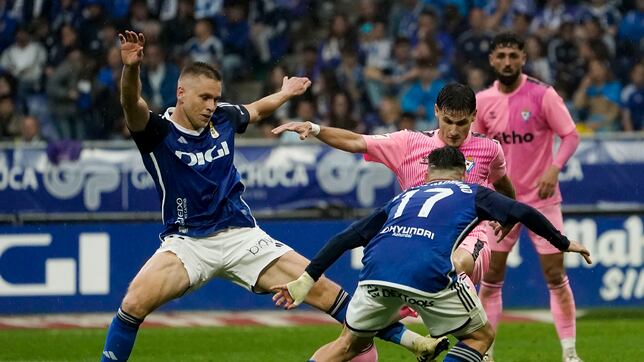 El Oviedo, cómodo con el escenario del playoff: “El 0-0 es positivo”