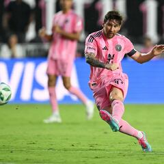 La impresionante toma del golazo de Messi con el atardecer de fondo en Miami
