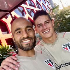 Lucas y Dorival, ansiosos por disfrutar el talento de James