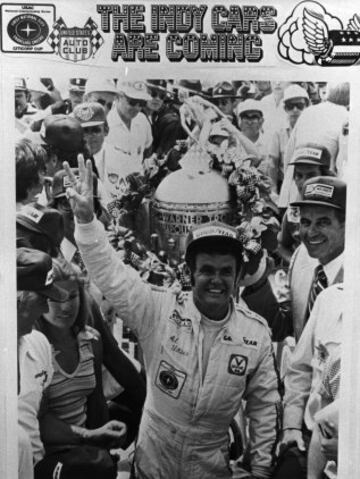 Al Unser ostenta numerosos récords: Es el vencedor más longevo, con 47 años y 360 días, en 1987. Es el piloto que ha obtenido mayor número de victorias consecutivas (dos en 1970 y1971), honor que comparte con Wilbur Shaw (1939 y1940), Mauri Rose (1947 y 1948), Bill Vukovich (1953 y 1954) y Hélio Castroneves (2001 y 2002). Además, figuran en su palmarés cuatro victorias en las 500 millas de Indianápolis, récord también compartido con A.J. Foyt y Rick Mears. En la imagen, la victoria conseguida en 1978.